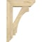 Ekena Millwork Imperial Slat Rough Sawn Bracket w/ Offset Brace, Douglas Fir, 6"W x 18"D x 26"H BKT0604X18X26IMP06RDF - alternate 3